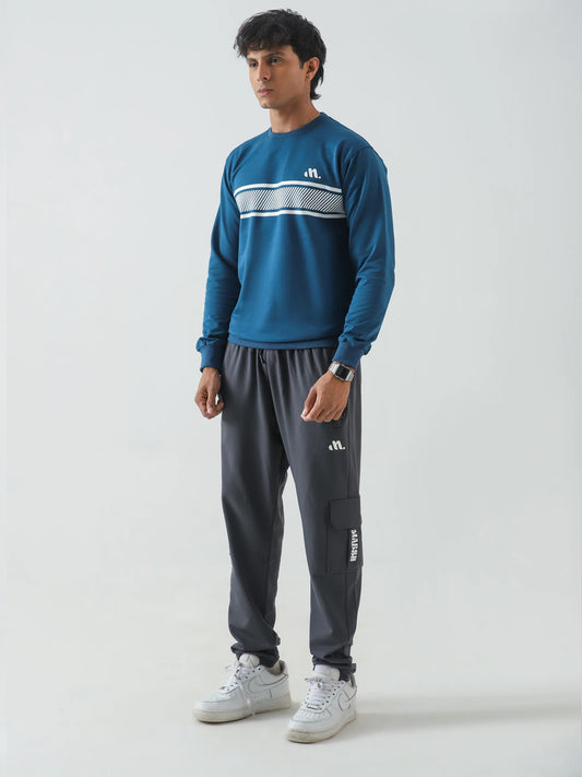 Light Blue Horizon Crew Neck