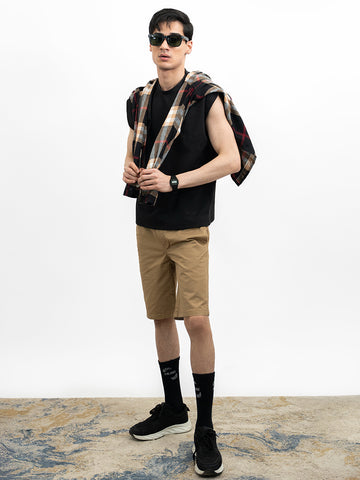 BLEND SHORTS - BEIGE