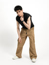 LOOSE CARGO -  DARK BEIGE