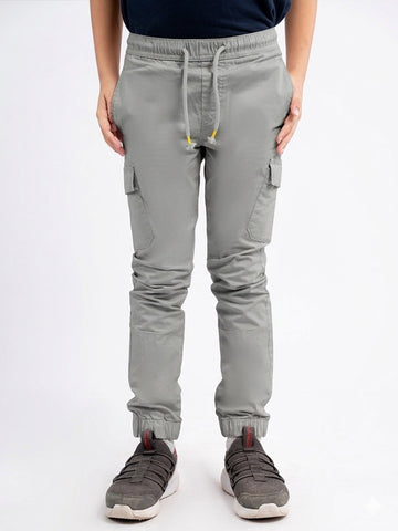 Boys Field Flex Cargo Pant - Light Grey