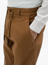 ELASTIC JOG PANT - CAMEL