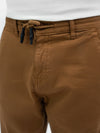 ELASTIC JOG PANT - CAMEL