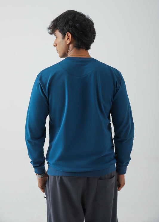 Light Blue Horizon Crew Neck