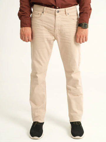 MIRAGE STRAIGHT FIT PANT (BEIGE)
