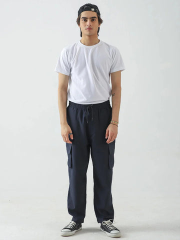 Navy Blue Cargo Trouser