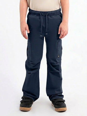 Boys Loose Cargo Pant - Navy